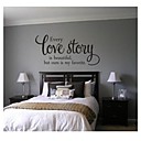 jiubai histoire d amour paroi de devis sticker mural autocollant 43cm  90cm