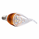 dimmable e14 3w 270lm 3000-3500K lumiere blanche chaude a mene l ampoule de bougie  220v