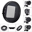 graisse convertisseur chat 58mm  CPL filtre polariseur circulaire filtre de lentille pour GoPro hero4 hero3  logement - noir