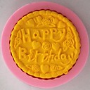 heureux fleurs d anniversaire outils gateau fondant au chocolat silicone  cake de decoration l7.1cm  w7.1cm  h1.1cm