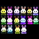 expression creative coway de lapin colore veilleuse led couleurs assorties