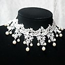 main elegant collier classique lolita blanc perle