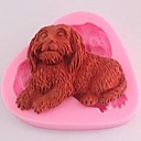 chien outils fondant gateau au chocolat silicone  cake de decoration l6.8cm  w6cm  h1.4cm