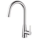 sortir en laiton chrome contemporaine trou unique poignee unique robinet de cuisine