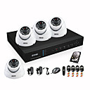 ZOSI 800TVL 960H HDMI 500GB HDD 4CH H.264 DVR Kits 4x Outdoor Day Night IR CCTV Camera Security System