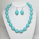 collier turquoise bi...