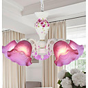haoxinyi fleur de pensee 5 lumiere de polyresine jardin moderne
