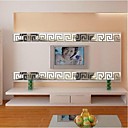 3d sticker mural bricolage miroir acrylique mur carre autocollants 6 pcs  set