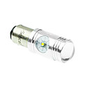 1157 p21  5W ba15d Cree XP-e conduit 20w 1300-1600lm 6500-7500k ac  DC12V-24V tourner lumiere blanche - argent transparent