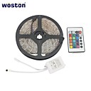 5 metres etanche 300x3528 SMD rgb bande LED avec telecommande 24 touches