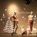 Wall Stickers Wall Decals Christmas Tree Deer Home Decoration PVC Wall Stickers