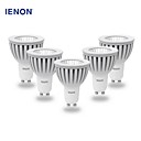 ienon 5pcs GU10 5W 400-450lm 3000k lumiere LED blanc chaud blub au comptant  100-240V 