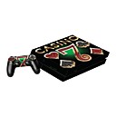 couvercle de protection autocollant autocollant de la console PS4 peau de controleur de la peau