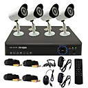 TWVISION 8CH Channel 960H HDMI CCTV DVR 4x Outdoor 800TVL Security Camera System