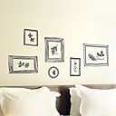 stickers muraux autocollants de mur moderne et simple peinture de photo muraux fleurs branches en PVC autocollants