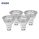 ienon 4pcs GU10 5W 240-270lm 3000k lumiere LED blanc chaud blub au comptant  100-240V 