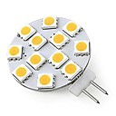 g4 3w 12x5050smd 250lm 2800-3200k lumiere blanche chaude ampoule LED spot  DC12V 