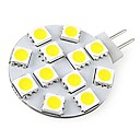 g4 3w 12x5050smd 250lm 6000-6500k lumiere blanche ampoule LED cool place  DC12V 