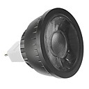 MR16 3W 240lm 3000k epi lumiere blanche chaude LED Spot ampoule-noir  12v-18v 