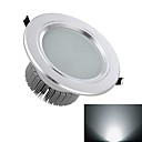 8inch 5W 450lm 3500k cylindrique lumiere led blanche ac lumiere 85 ~ 265V