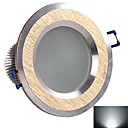 4pcs definie 3W 330lm 6000k lumiere blanche naturelle a mene la lumiere au plafond  projecteur  100 ~ 240V 