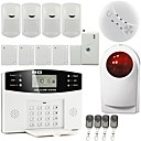 LCD Alarm Wireless Home GSM Burglar Alarm System to Anti Brglar with Siren GS-G110E