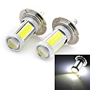 Marsing haute puissance 25w 6500k 1800lm h4 5 LED COB blanc froid tete de voiture lumiere  antibrouillard 12 ~ 24V  2 pcs