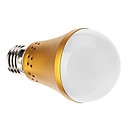 E27 4w 320lm 3000k lumiere LED blanc chaud globe ampoule or  85v-265v 