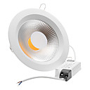 15w 1xcob 1400-1500lm 3000-3500K LED blanche plafonniers ronds chauds  ca 85-265 