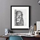 Framed Art Print Animal Orangutan by Peter Hildick