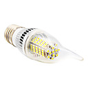 E27 5W 350lm 102xsmd 2835 5500-6500k lumiere blanche froide LED bougie ampoules shapeca  AC 110  220V 