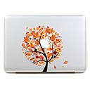 SkinAT mode coloree amovible la chute des feuilles arbre tablette portable autocollant pour ordinateur macbook air 11 205  270mm