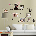 stickers muraux stickers muraux de bande dessinee quelques chats muraux PVC autocollants