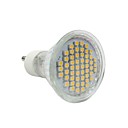 GU10 3.2W 170lm 54x3528smd 2700-3200k lumiere blanche chaude ampoule LED spot  AC220-240V 