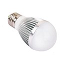 E27 3w 6x5730smd 300lm 2800-3200k lumiere LED blanc chaud bulbe  AC85-265V 