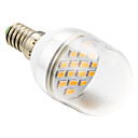 E14 4w 16xsmd 5730 280lm 2500-3500k lumiere LED blanc chaud ampoules globe  AC 110  220V 