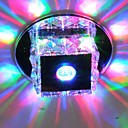 affleurant mini-plafonnier en cristal de luxe LED 3W