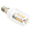 E14 5W 350lm 27xsmd 5730 2500-3500k lumiere blanche chaude ampoules LED de mae