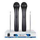 microphone dynamique sans fil shdz sh-20 fixee pour ordinateurs et karaoke