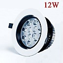 12w 1080lm LED plafonnier spots blanc  blanc chaud anti-eblouissement LED Downlight AC85-265V