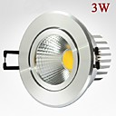 3W 270lm LED COB temoin de plafond blanc  blanc chaud LED Down AC85-265V