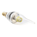 E14 4w 50xsmd 3014 280lm 5500-6500k lumiere blanche froide LED bougie ampoules shapeca  AC 110-240V 