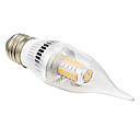 E27 5W 350lm 27xsmd 5730 2500-3500k lumiere LED blanc chaud bougie ampoules shapeca  AC 110-240V 