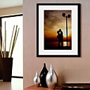 E-HOME Framed Canvas Art Setting Sun Framed Canvas Print