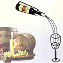 E-HOME Metal Wall Art Wall Decor Wine Bottle Rack Wall Decor