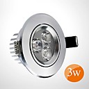 3W 270lm plafonnier LED spots blanc  blanc chaud LED Down AC85-265V