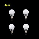 4pcs E27 3W 3000-3500K 350-400lm chaud epi de lumiere de campouleur blanc conduit ampoule mondial  85-265V 