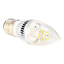 E27 4w 50xsmd 3014 280lm 2500-3500k lumiere LED blanc chaud  110-240 V ac  de bulbes de bougie