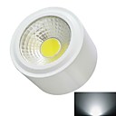 ultra-mince cylindrique 3W 270lm 3500k lumiere blanche panneau AC LED lumineuse est de 85 ~ 265V