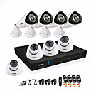 zosi 8 canaux H.264 hdmi d1 DVR 8 pcs 800tvl ir systeme de surveillance de securite de television en circuit ferme de vision nocturne de 70m de